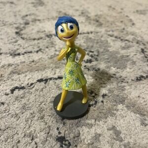 Disney‎ Pixar Joy Figurine From Inside Out Cake Topper 3.5" Tall